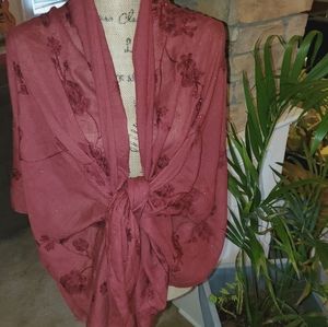 Womens Sheer Shoulder Wrap